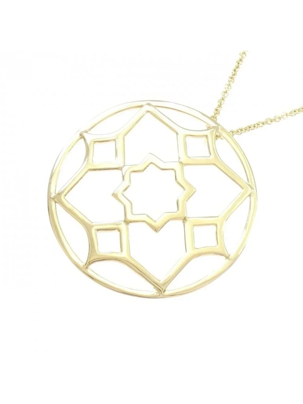 Tiffany & Co Paloma Zellige Medallion Necklace